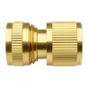 Conector rápido de latón para manguera de 19 mm.