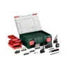 Taladro atornillador de percusión Metabo SB 18 L Set con maletín de accesorios.