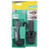 Cúter de cuchilla trapezoidal PRO SAFETY con estuche de Wolfcraft