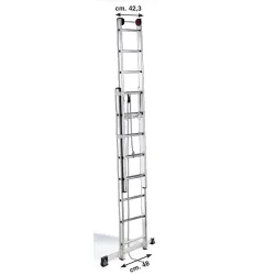 Escalera de 2 tramos Svelt Euro E2F con cuerda