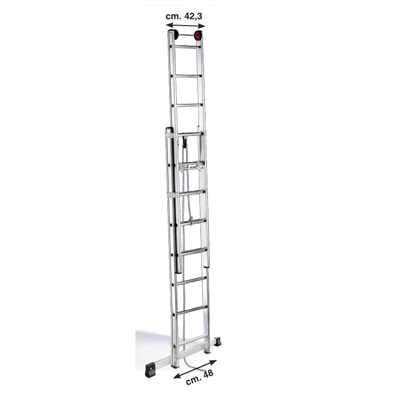 Escalera de 2 tramos Svelt Euro E2F con cuerda Escalera de 2 tramos Svelt Euro E2F con cuerda