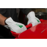 Guantes de piel flor gris | Protección mecánica y térmica, cómodos y flexibles