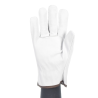 Guantes de piel flor gris | Protección mecánica y térmica, cómodos y flexibles
