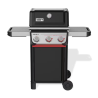 Barbacoa de gas Weber Spirit E-325 con 3 quemadores y Sear Zone – Hierro colado y mesas plegables