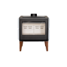 Estufa de Leña Lacunza Maule 7 kW
