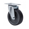 Ruedas Giratorias de Poliamix y Goma Gris Ø80 a Ø200 mm – Soporte para Cargas Medias