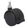 copy of Rueda Giratoria M10X15 de Polipropileno Negro Ø50 mm con Freno – Ligera y Resistente