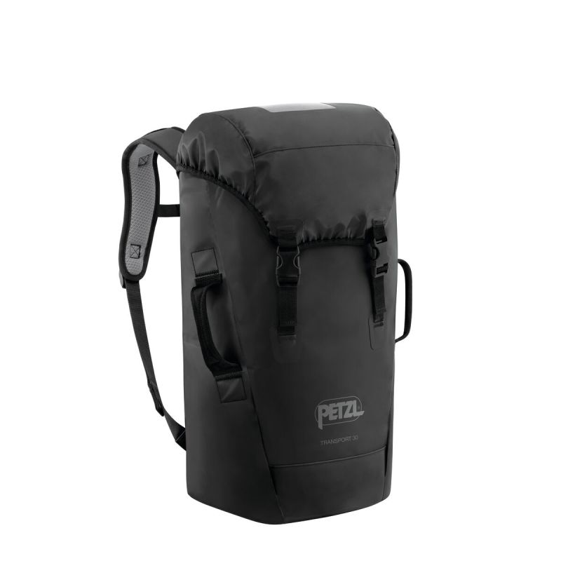 Saca de transporte negra – 30L · Resistente y cómoda para uso intensivo Saca de transporte negra – 30L · Resistente y cómoda para uso intensivo