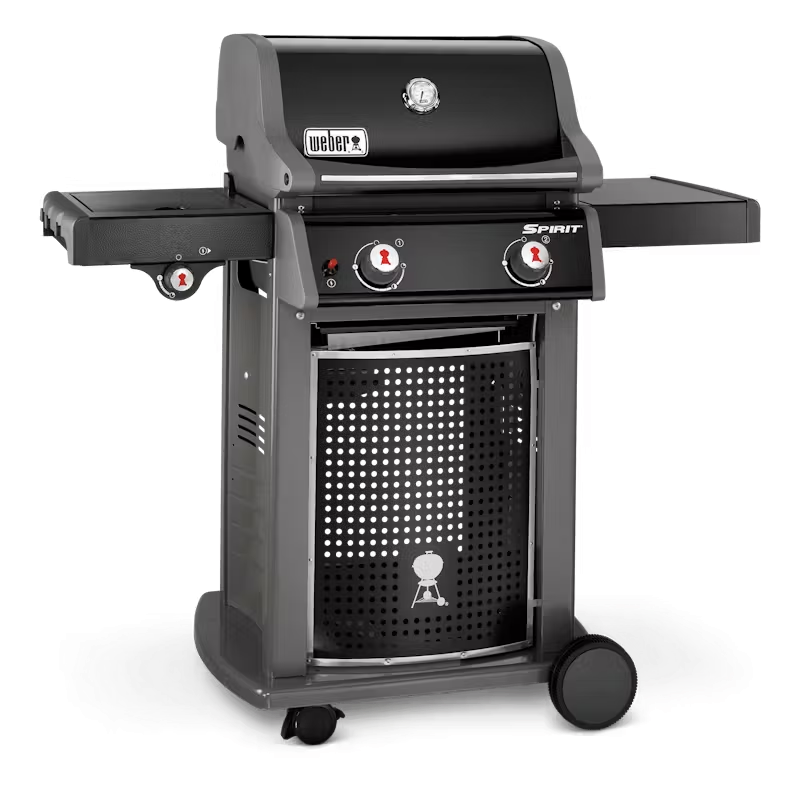 Barbacoa de gas Weber Spirit Classic E-220 – 2 quemadores + lateral, 52x45 cm, acero vitrificado