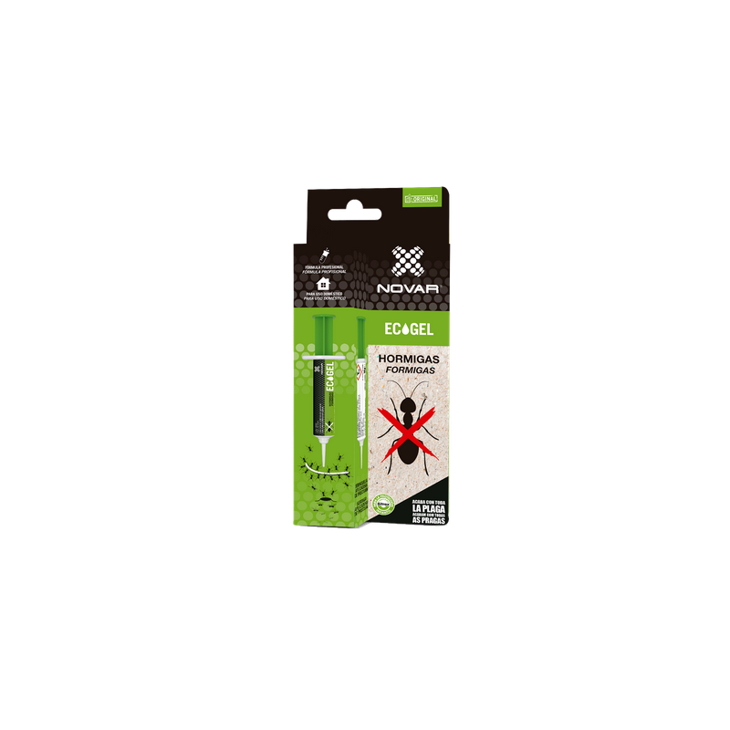Insecticida gel jeringa Ecogel 10 g – Control profesional de hormigas