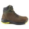 Bota de Seguridad Robusta ARPON Nobuck Marrón con Patín Negro-Amarillo · Gore-Tex® · Puntera No Metálica · S7L+CI+HRO+FO+SC+SR