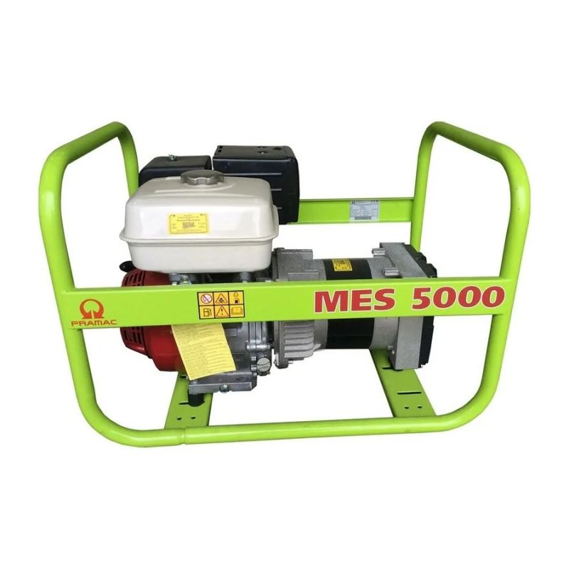 Generador PRAMAC MES5000 4000W con motor Honda GX270 y arranque manual