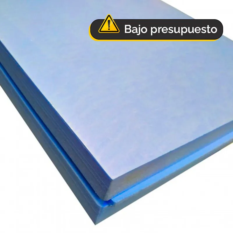 Poliestireno extruido XPS. Paquete de planchas de 2600 x 600 mm.