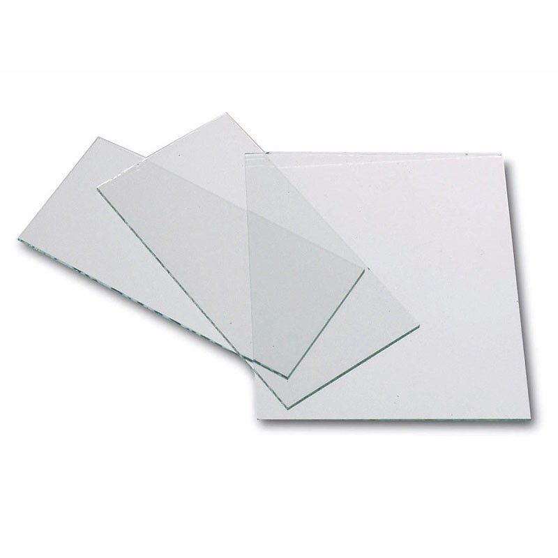 Blister 10 cubrefiltros cristal incoloro · 110 x 55 x 2mm