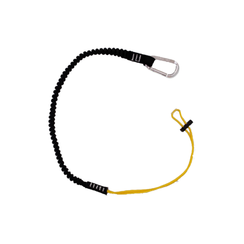 Portaherramientas elástico con mosquetón · 90-125 cm · 6,8 kg