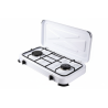 Hornillo de gas Garza 2 quemadores con tapa protectora | Cocina portátil para exterior