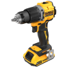 Taladro percutor DEWALT XR 18 V sin escobillas | 74 Nm, 2 baterías 2 Ah y maletín TSTAK