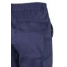 Pantalón bicolor alta visibilidad azul marino y naranja flúor | Trabajo seguro y resistente