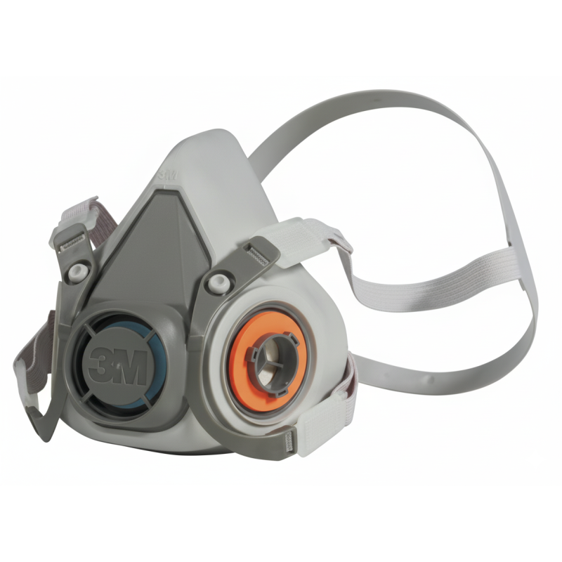 Media Máscara Reutilizable 3M Serie 6000 · Protección Respiratoria Profesional EN 140