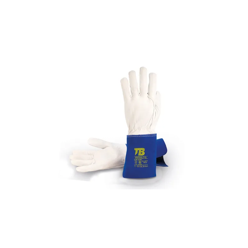 Guantes de Soldador TIG Piel Flor Cabra · Protección térmica y destreza profesional