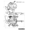 Ingletadora Metabo KGSV 254 MC 254 mm · con función de tracción y corte preciso LED PCL