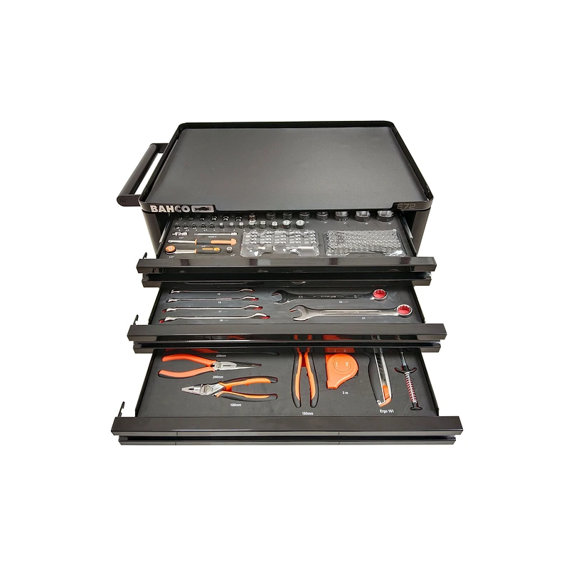 Carro Bahco E72 negro equipado