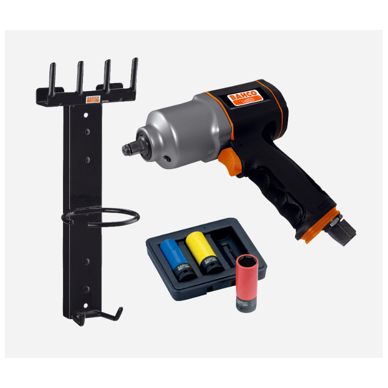 Kit llave de impacto 1/2″ Bahco · 3 piezas
