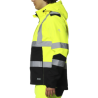Chaqueta alta visibilidad 3 capas impermeable transpirable