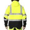 Chaqueta alta visibilidad 3 capas impermeable transpirable
