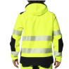 Chaqueta alta visibilidad FLEXIA HIVI 3 capas impermeable transpirable