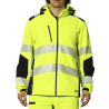 Chaqueta alta visibilidad FLEXIA HIVI 3 capas impermeable transpirable