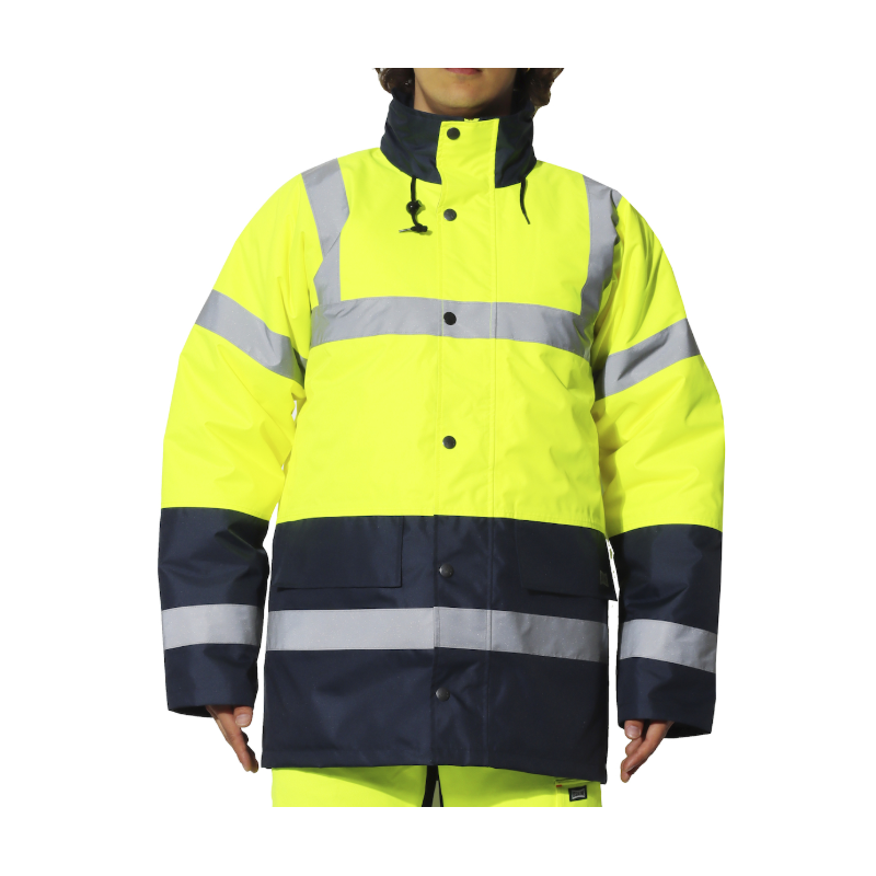Parka alta visibilidad Issaline TESSINO HIVI clase 3 impermeable ligera