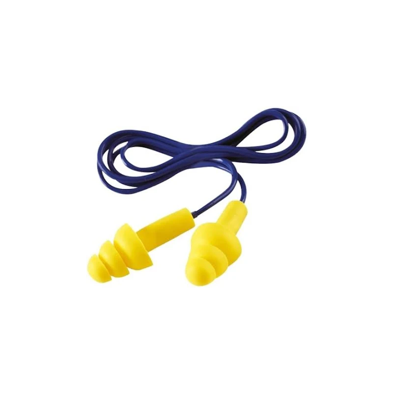 Tapones reutilizables con cordón E-A-R Ultrafit de 3M