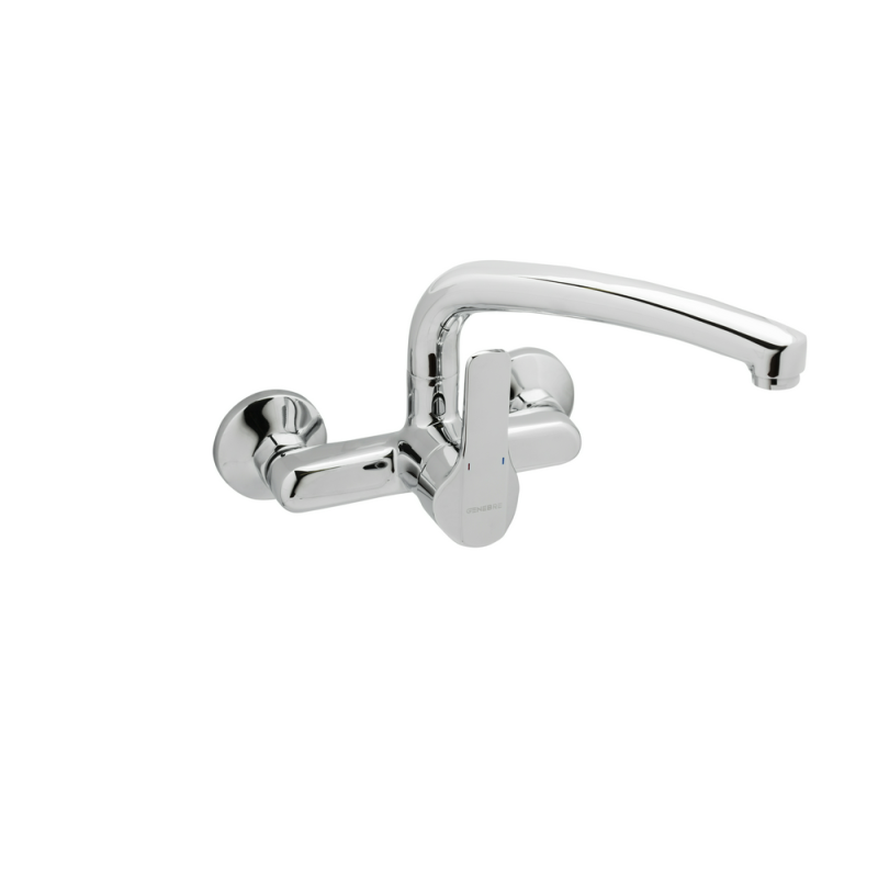 Grifo monomando para fregadero de caño alto K8 de Genebre