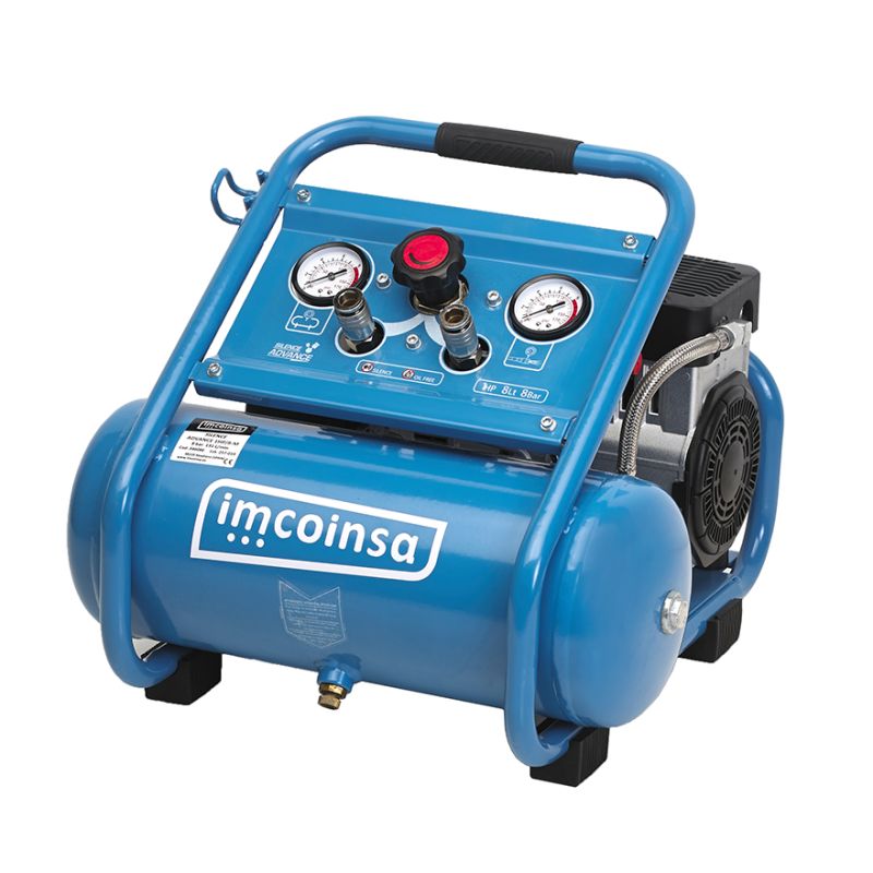 Vista frontal del compresor Imcoinsa Silence-08 Advance 04608E