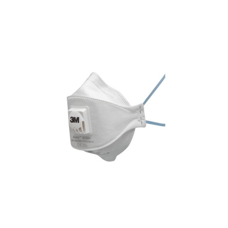 Mascarilla plegada FFP2 con válvula 9322+ 3M