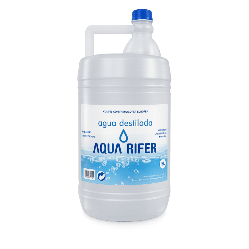 Agua destilada AQUARIFER - Garrafa de 5 litros