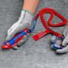 Cuchillo Pelacables KNIPEX con guía de deslizamiento y Carraca (16 50 145 SB)