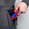 Cuchillo Pelacables KNIPEX con guía de deslizamiento y Carraca (16 50 145 SB)