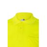Polo amarillo de manga corta con bandas reflectantes Velilla 172