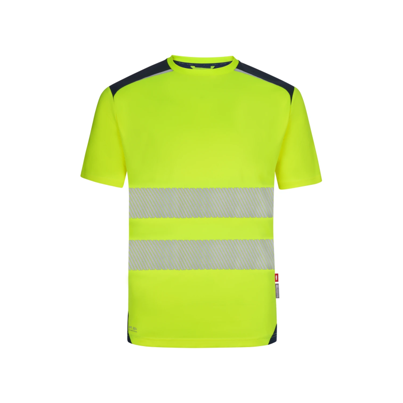 Camiseta técnica de alta visibilidad V.Dynamix 305630 con tratamiento antibacteriano