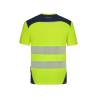 Camiseta técnica de alta visibilidad V.Dynamix 305630 con tratamiento antibacteriano