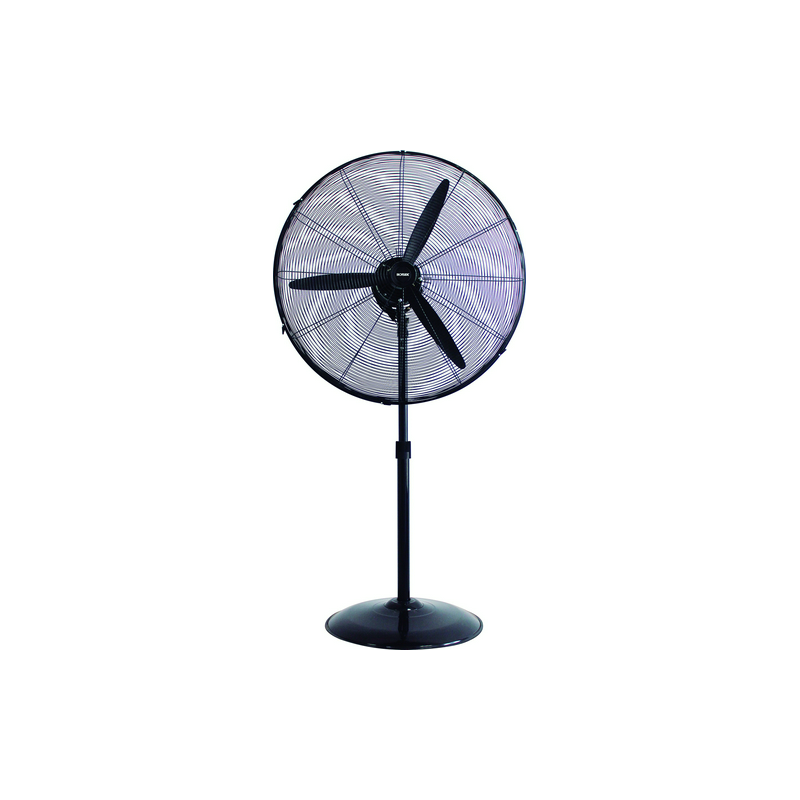 Ventilador industrial de pie negro 200W 75cm 3 velocidades IRONSIDE