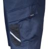 Bermuda Basilcas en Stretch azul marino/negro