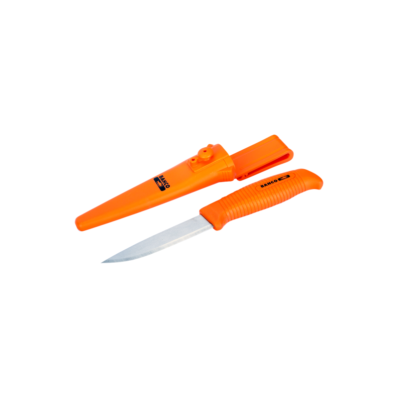 Cuchillo multifunción inox con funda 220mm