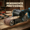 Lijadora de banda 920W 76 x 533 mm velocidad regulable WESCO WS4366/U