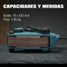 Lijadora de banda 920W 76 x 533 mm velocidad regulable WESCO WS4366/U