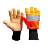Guantes anticorte naranjas Clase 2 (24 m/s) Pattones Robert's 6403