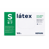 Guantes desechables de látex con polvo