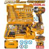 Juego de herramientas 172 piezas con llave de impacto 20V INGCO HKTHP41723E